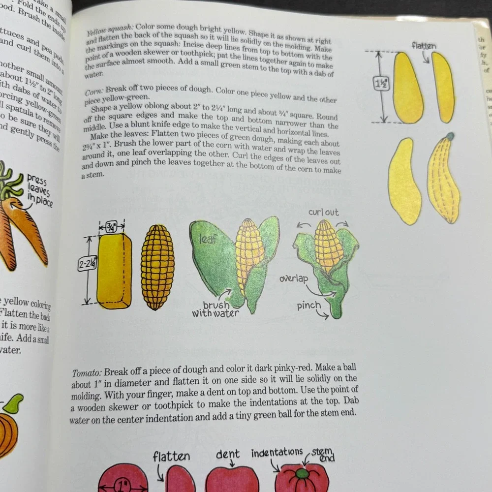 Woman's Day Dough Crafts‎ Book Lorraine Bodger Vintage 1983 Crafting